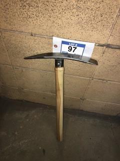 Hand Forged Pick Axe c/w 2ft (Approx.) Handle. 