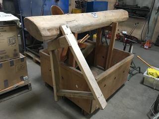 Custom Made Log Stand. 