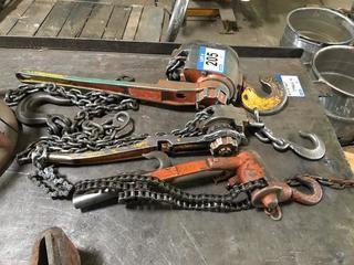 Assorted Chain Ratchets.