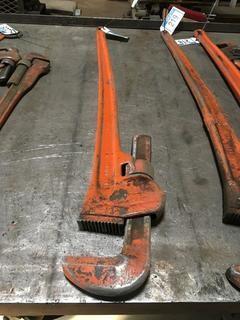 Large Pipe Wrench. 