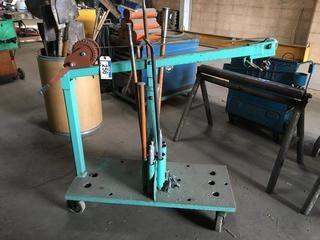 Custom Rolling Shop Hoist. 