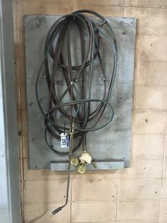Oxy-acetylene Hose c/w Torch & Gauges. 