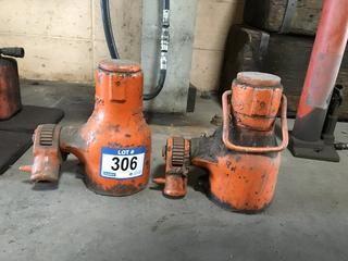 (2) Duff/Norton 25 Ton Hydraulic Jacks.