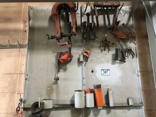 Assorted C-Clamps, Pullers, Etc.