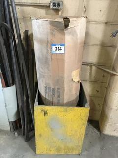 Assorted Metal Bars, Plastic Clear Roll. 