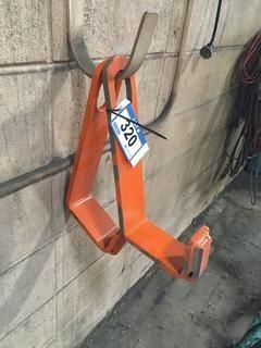 Orange Steel Hangers. 