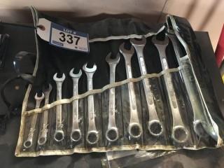 Set Of Westward Box End Wrenches 3/8" - 1".