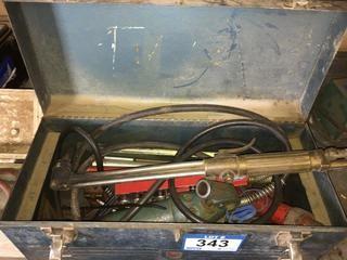 Tool Box c/w Beach Cutting Torch, Assorted Hand Tools. 