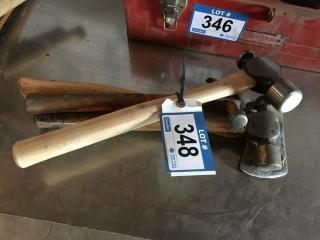 Assorted Hammers, Axe. 