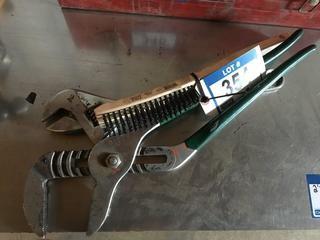 Crescent Wrench, Slip Joint Pliers, Wire Brush.  