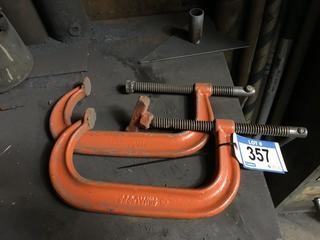 8" Metal Forged Armstrong C-Clamps. 