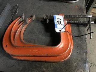 9" Metal Forged Armstrong C-Clamps. 