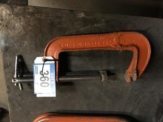 8" Metal Forged C-Clamps. 
