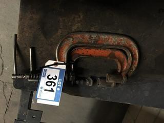 4" Metal  Forged C-Clamps.