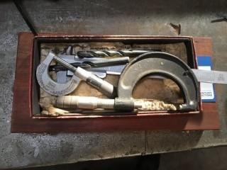 Starrett Micrometer Kit. 