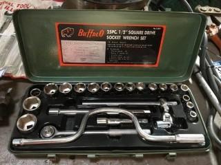 Buffalo 25PC. 1/2" Square Drive Socket. 