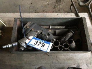 1/2 Air Wrench c/w Assorted Sockets. 