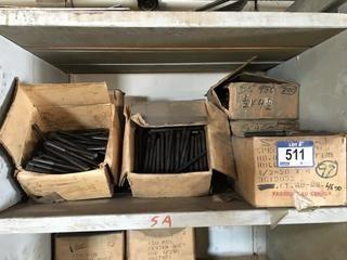 Quantity of Assorted Domed Head Threaded Rod. 