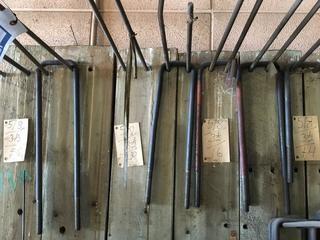 Quantity of 5/8" X 3 1/2" Various Lengths U-Bolts.
