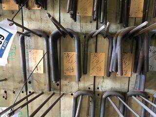 Quantity of 3/4" X 4" Various Lengths U-Bolts. 