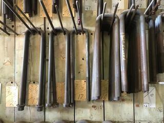 Quantity of 7/8" X 3" Various Lengths U-Bolts. 