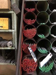 Quantity of Assorted Lengths 5/16" Straight Rod Threaded at Both Ends.