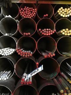 Quantity of Assorted Lengths 1/2" Straight Rod Threaded at Both Ends.