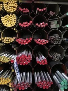 Quantity of Assorted Lengths 5/8" Straight Rod Threaded at Both Ends.