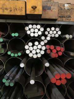 Quantity of Assorted Lengths 1" Straight Rod Threaded at Both Ends.