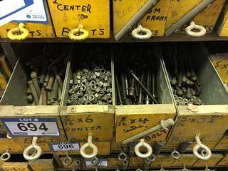 Quantity of Assorted Centre Bolts.