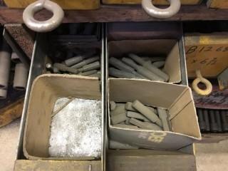 Quantity of Assorted Lock Pins & Shackle Pins.