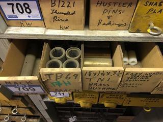 Quantity of Assorted Brass Bushings.