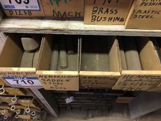 Quantity of Assorted Saddle Caps, Bushings, Etc.