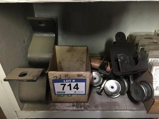 Quantity of Assorted Magnetic Trailer Lights, Bearings, Etc.