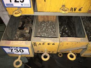 Quantity of Assorted Centre Bolts & Nuts.