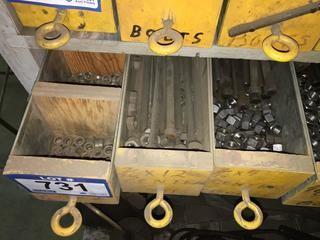 Quantity of Assorted Centre Bolts & Nuts.