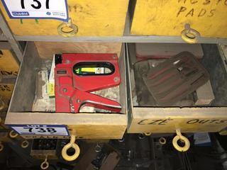 Quantity of Assorted Grease Nipples, Punches & Staples.