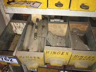 Quantity of Assorted Hinges & Pulleys.
