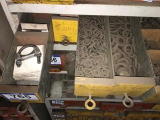 Quantity of Assorted Washers, Nuts and Brass Fittings.