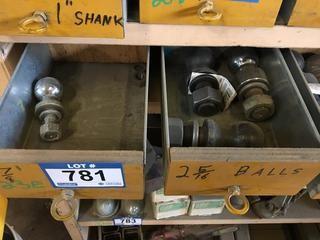 Quantity of Assorted Hitch Balls.