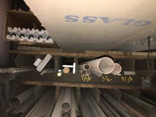 Quantity of Assorted Sizes and Lengths of Round Bar, Round Tubing .