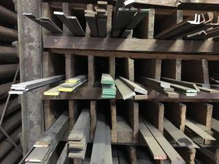Quantity of Assorted Sizes/Lengths of Flat Bar and Angle Iron.