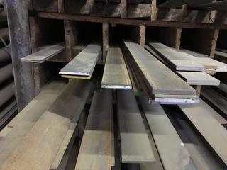 Quantity of Assorted Sizes/Lengths of Flat bar and Square Bar.
