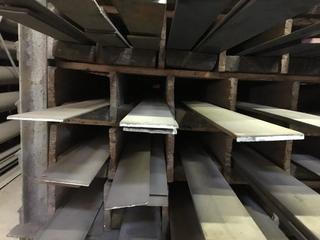 Quantity of Assorted Sizes/Lengths of Flat Bar.