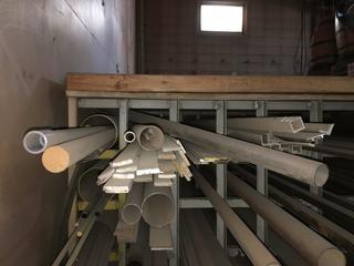 Quantity of Assorted Sizes/Lengths Flat Bar and Round Tubing.
