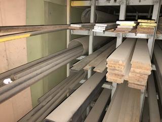 Quantity of Assorted Sizes/Lengths Square Tubing and Flat/Round Bar.