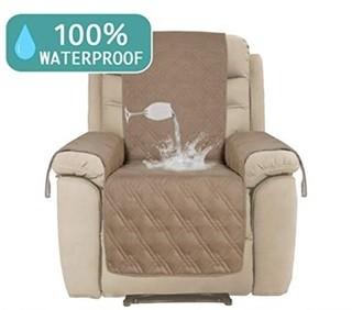 Premium Furniture Waterproof Furniture Cover, Medium Browm, 86" x 132".