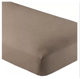 Lot of (2) Bare Home Twin XL Taupe Microfiber Fitted Sheets. 