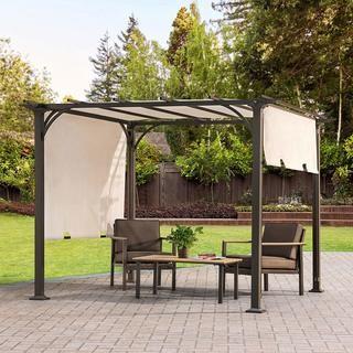 Sunjoy White Replacement Canopy for 8' x 8' Adjustable Pergola. 