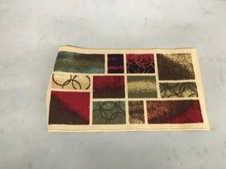 Anti-Bacterial Rubber Back Doormat, 18" x 30".